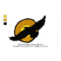 Bird Embroidery Design 46